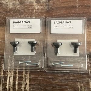 2 sets of 2 bagganas knob design h preutz 21 mm